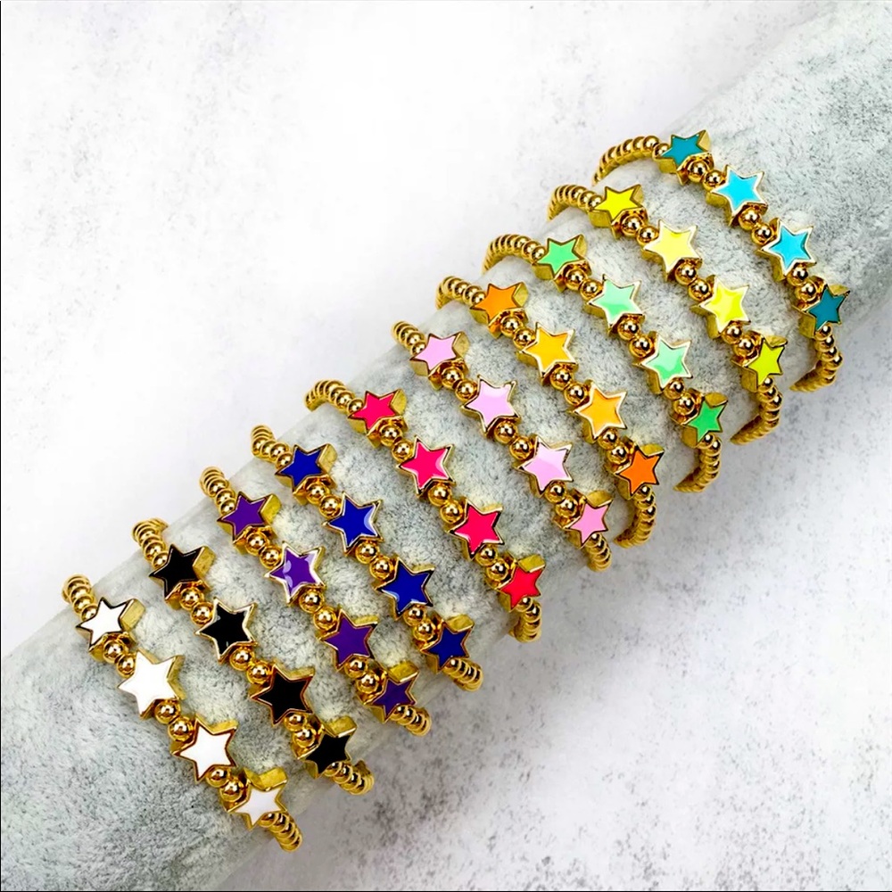 Star beaded bracelet